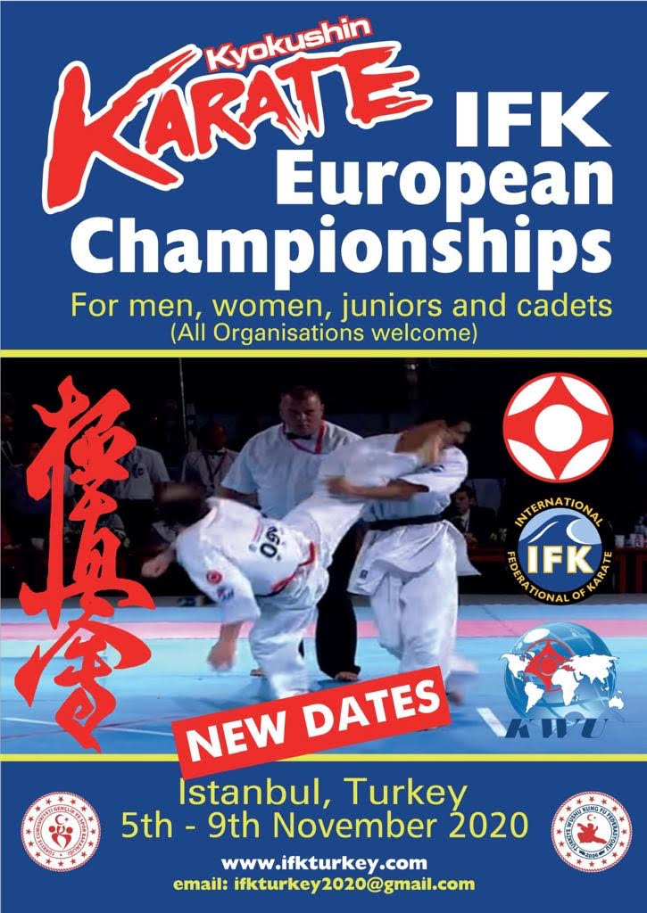 Запрошення на IFK European Championships 2020 Istanbul, Turkey